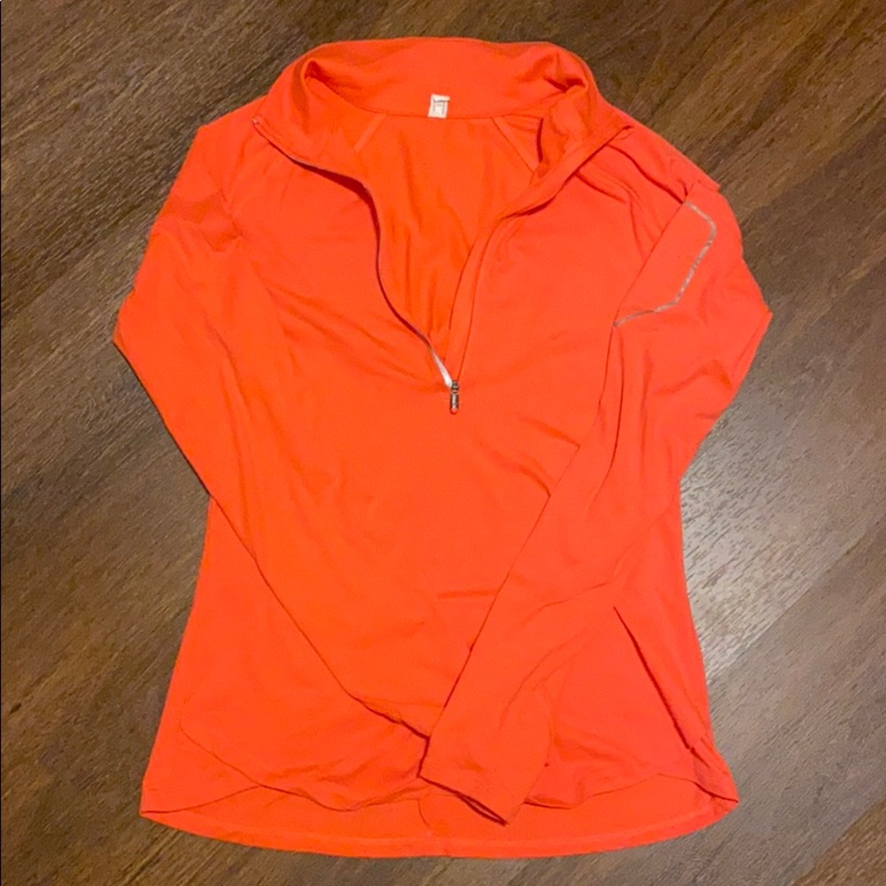 Under armour workout long sleeve bright pink